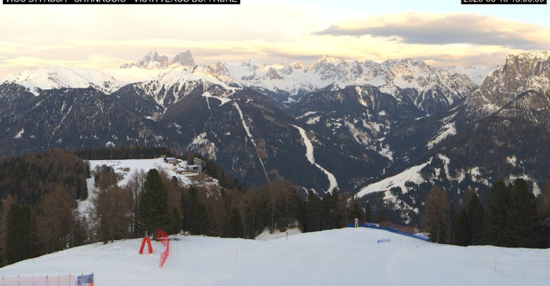 Webcam Vigo di Fassa-Pera-Ciampedie - Vigo di Fassa - Ciampedie e Pozza Buffaure