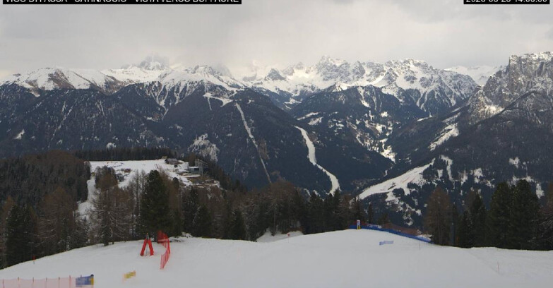 Webcam Vigo di Fassa-Pera-Ciampedìe - Vigo di Fassa - Ciampedie e Pozza Buffaure