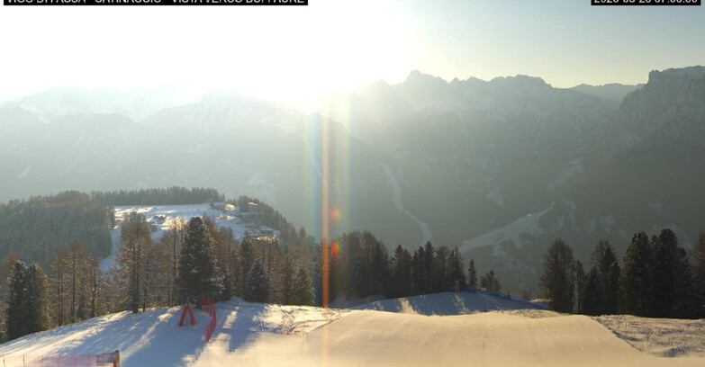 Webcam Vigo di Fassa-Pera-Ciampedìe - Vigo di Fassa - Ciampedie e Pozza Buffaure
