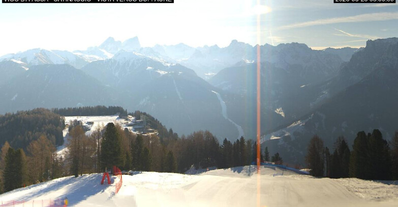 Webcam Vigo di Fassa-Pera-Ciampedìe - Vigo di Fassa - Ciampedie e Pozza Buffaure