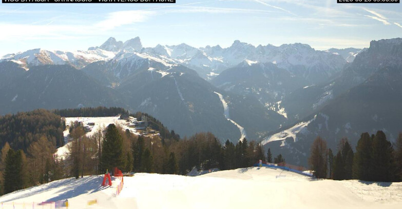 Webcam Vigo di Fassa-Pera-Ciampedìe - Vigo di Fassa - Ciampedie e Pozza Buffaure