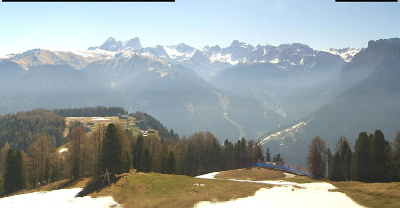 Webcam Vigo di Fassa-Pera-Ciampedìe - Vigo di Fassa - Ciampedie e Pozza Buffaure