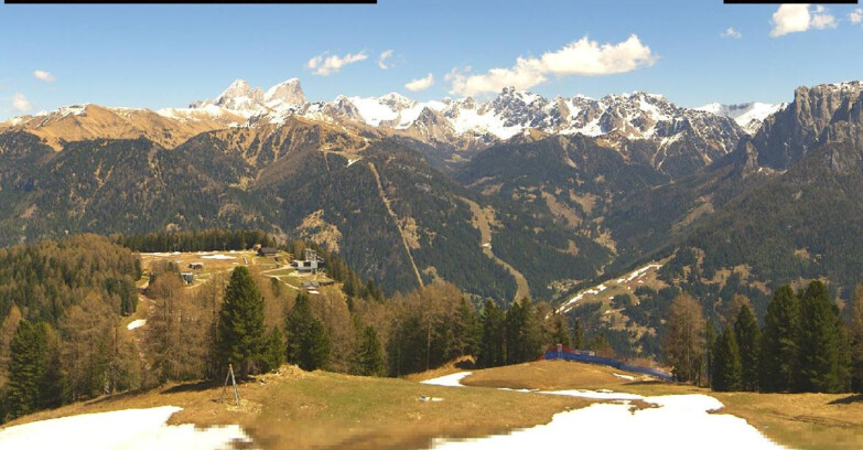 Webcam Vigo di Fassa-Pera-Ciampedìe - Vigo di Fassa - Ciampedie e Pozza Buffaure