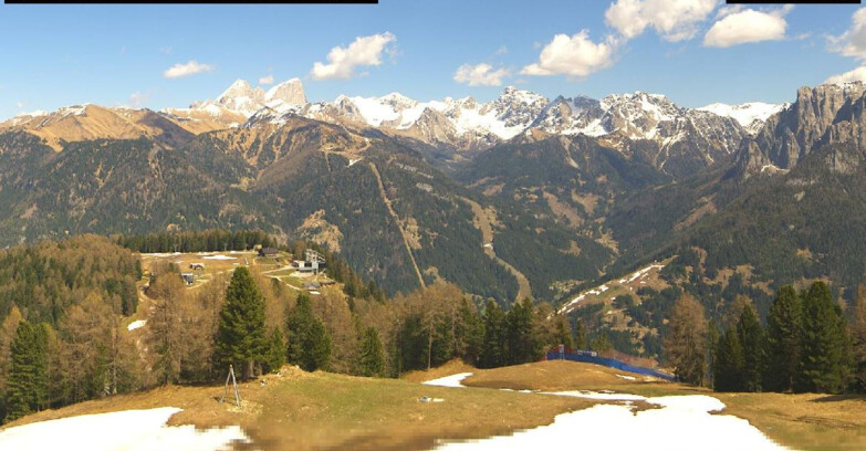 Webcam Vigo di Fassa-Pera-Ciampedìe - Vigo di Fassa - Ciampedie e Pozza Buffaure