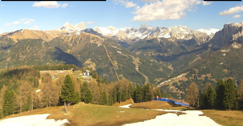 Webcam Vigo di Fassa-Pera-Ciampedìe - Vigo di Fassa - Ciampedie e Pozza Buffaure