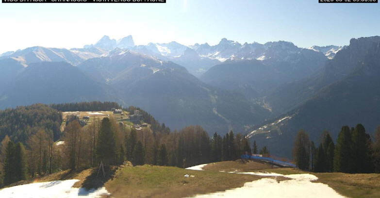 Webcam Vigo di Fassa-Pera-Ciampedie - Vigo di Fassa - Ciampedie e Pozza Buffaure