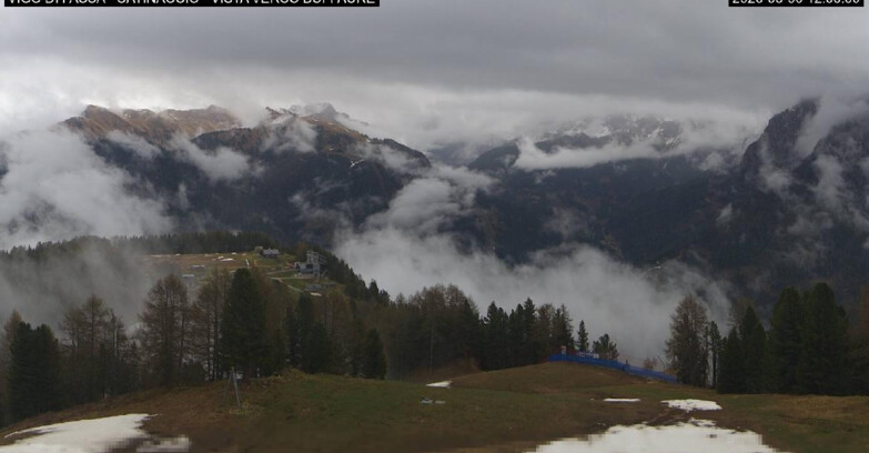 Webcam Vigo di Fassa-Pera-Ciampedìe - Vigo di Fassa - Ciampedie e Pozza Buffaure
