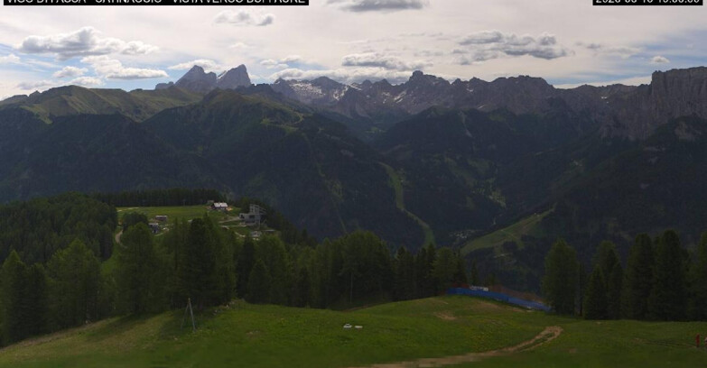 Webcam Vigo di Fassa-Pera-Ciampedìe - Vigo di Fassa - Ciampedie e Pozza Buffaure