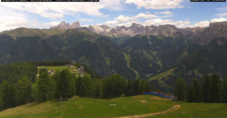 Webcam Vigo di Fassa-Pera-Ciampedìe - Vigo di Fassa - Ciampedie e Pozza Buffaure