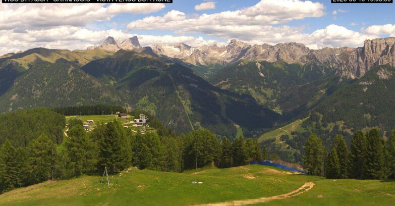 Webcam Vigo di Fassa-Pera-Ciampedìe - Vigo di Fassa - Ciampedie e Pozza Buffaure