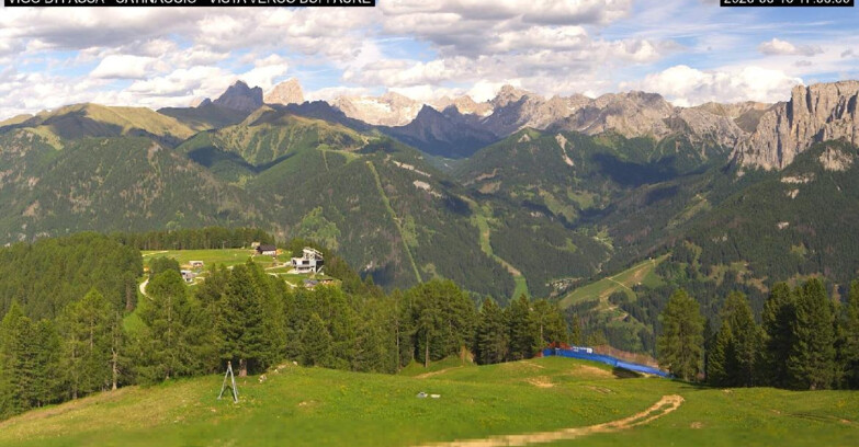 Webcam Vigo di Fassa-Pera-Ciampedìe - Vigo di Fassa - Ciampedie e Pozza Buffaure