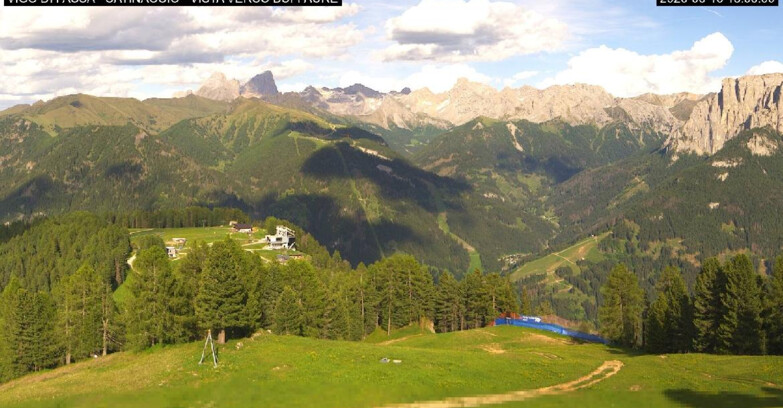 Webcam Vigo di Fassa-Pera-Ciampedìe - Vigo di Fassa - Ciampedie e Pozza Buffaure