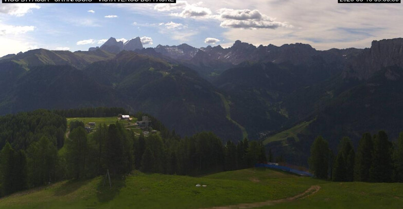 Webcam Vigo di Fassa-Pera-Ciampedìe - Vigo di Fassa - Ciampedie e Pozza Buffaure