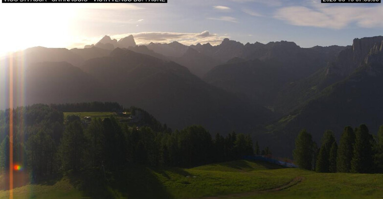 Webcam Vigo di Fassa-Pera-Ciampedìe - Vigo di Fassa - Ciampedie e Pozza Buffaure