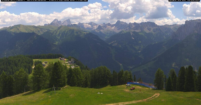 Webcam Виго-ди-Фасса-Пера-Чампедие  - Vigo di Fassa - Ciampedie e Pozza Buffaure