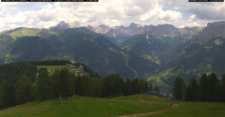 Webcam Vigo di Fassa-Pera-Ciampedìe - Vigo di Fassa - Ciampedie e Pozza Buffaure