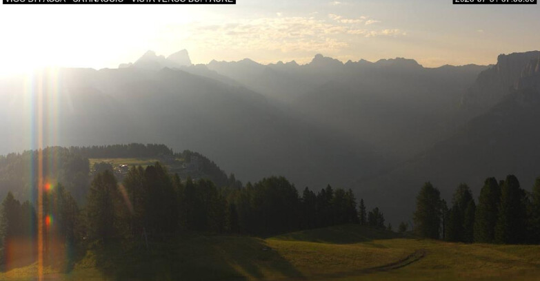 Webcam Vigo di Fassa-Pera-Ciampedìe - Vigo di Fassa - Ciampedie e Pozza Buffaure