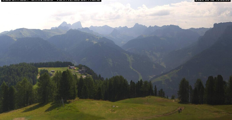 Webcam Vigo di Fassa-Pera-Ciampedìe - Vigo di Fassa - Ciampedie e Pozza Buffaure