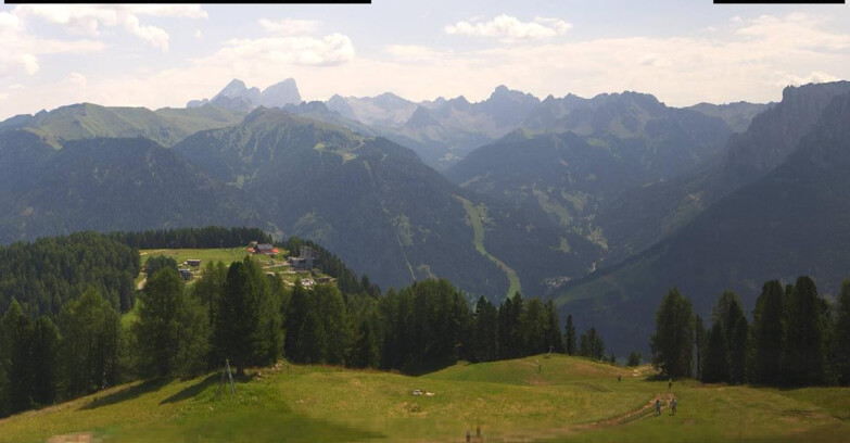 Webcam Vigo di Fassa-Pera-Ciampedìe - Vigo di Fassa - Ciampedie e Pozza Buffaure