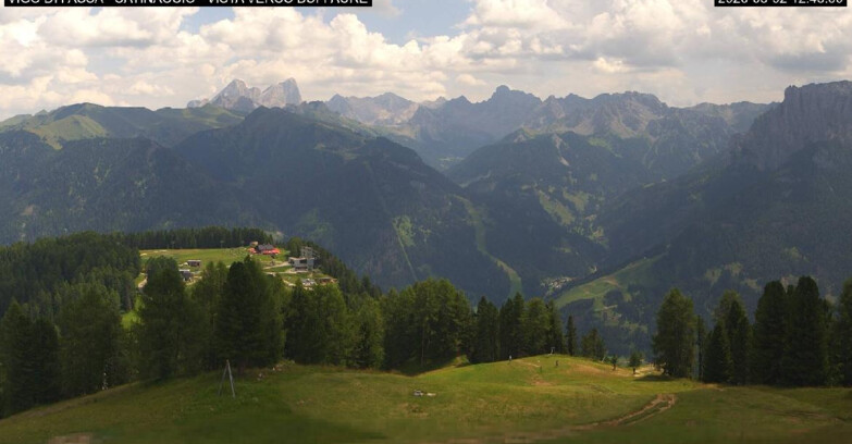 Webcam Vigo di Fassa-Pera-Ciampedìe - Vigo di Fassa - Ciampedie e Pozza Buffaure