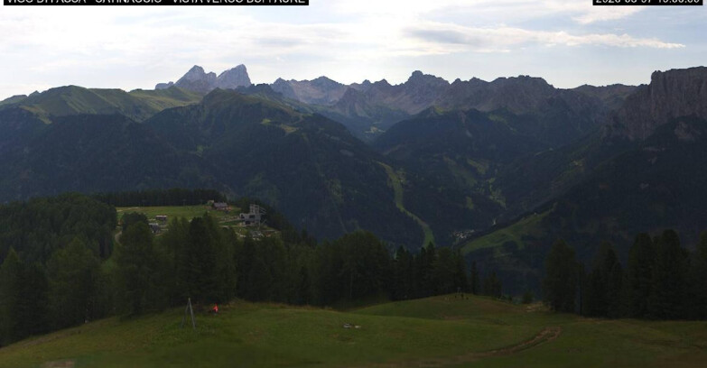 Webcam Vigo di Fassa-Pera-Ciampedìe - Vigo di Fassa - Ciampedie e Pozza Buffaure