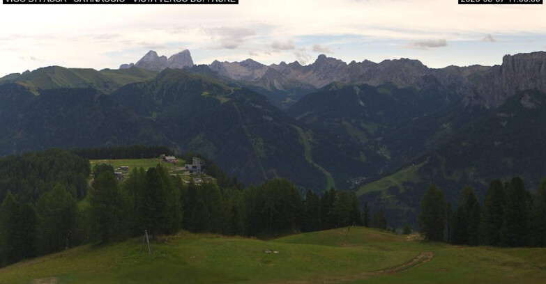 Webcam Vigo di Fassa-Pera-Ciampedìe - Vigo di Fassa - Ciampedie e Pozza Buffaure