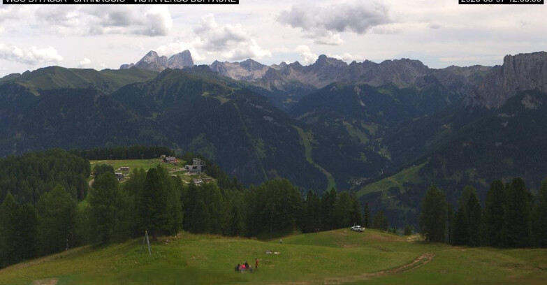 Webcam Vigo di Fassa-Pera-Ciampedìe - Vigo di Fassa - Ciampedie e Pozza Buffaure