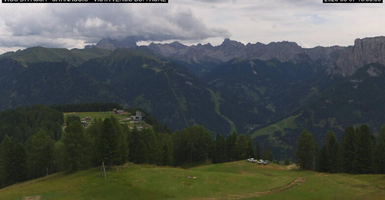 Webcam Vigo di Fassa-Pera-Ciampedìe - Vigo di Fassa - Ciampedie e Pozza Buffaure