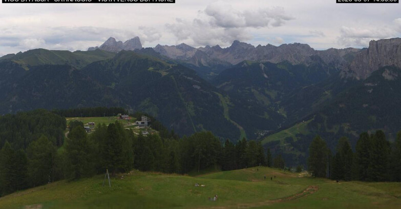 Webcam Vigo di Fassa-Pera-Ciampedìe - Vigo di Fassa - Ciampedie e Pozza Buffaure