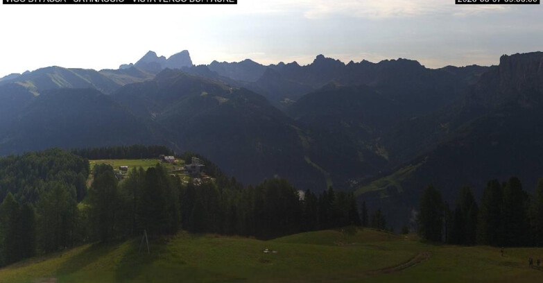 Webcam Vigo di Fassa-Pera-Ciampedìe - Vigo di Fassa - Ciampedie e Pozza Buffaure