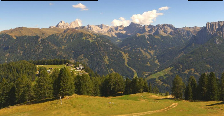 Webcam Vigo di Fassa-Pera-Ciampedìe - Vigo di Fassa - Ciampedie e Pozza Buffaure