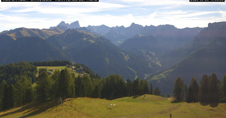 Webcam Vigo di Fassa-Pera-Ciampedìe - Vigo di Fassa - Ciampedie e Pozza Buffaure