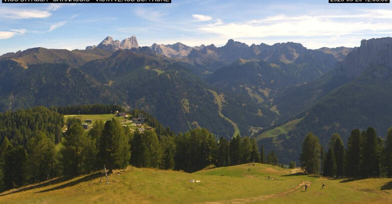 Webcam Vigo di Fassa-Pera-Ciampedìe - Vigo di Fassa - Ciampedie e Pozza Buffaure