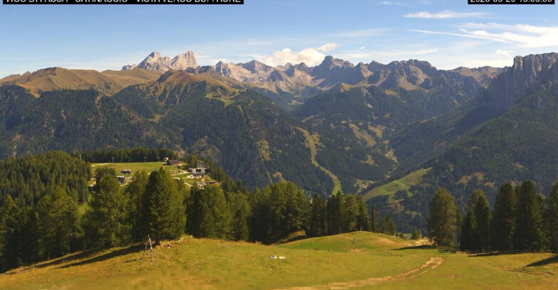Webcam Vigo di Fassa-Pera-Ciampedìe - Vigo di Fassa - Ciampedie e Pozza Buffaure