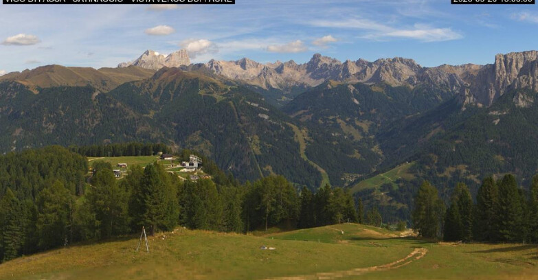 Webcam Vigo di Fassa-Pera-Ciampedìe - Vigo di Fassa - Ciampedie e Pozza Buffaure