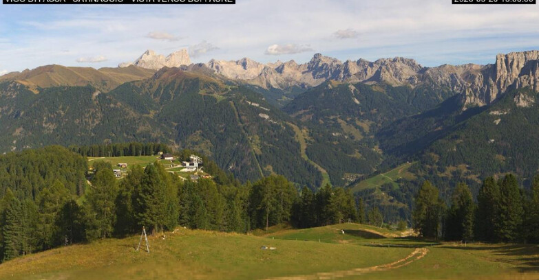 Webcam Vigo di Fassa-Pera-Ciampedìe - Vigo di Fassa - Ciampedie e Pozza Buffaure