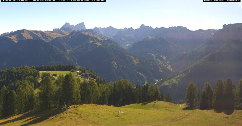 Webcam Виго-ди-Фасса-Пера-Чампедие  - Vigo di Fassa - Ciampedie e Pozza Buffaure