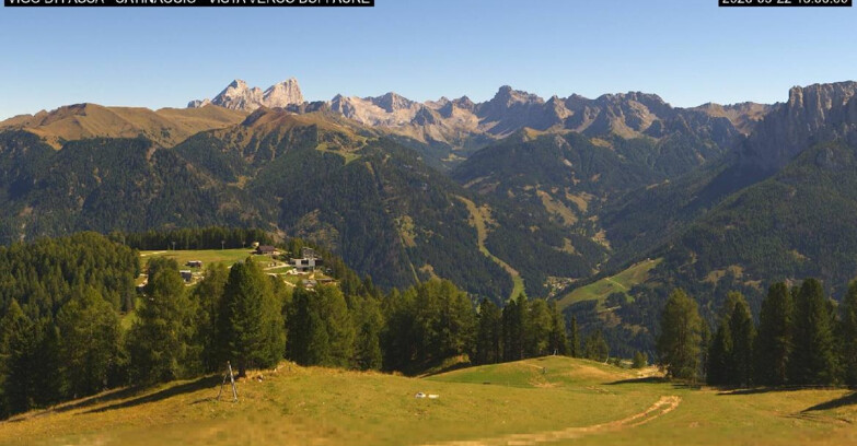 Webcam Виго-ди-Фасса-Пера-Чампедие  - Vigo di Fassa - Ciampedie e Pozza Buffaure