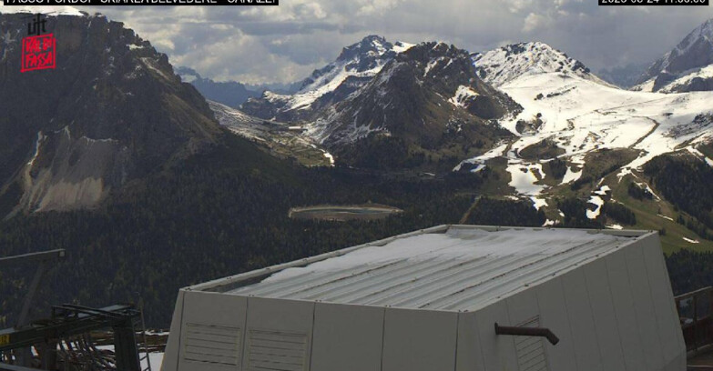 Webcam Кампителло-Маццин-Кол-Роделла  - Canazei - Belvedere - Skiarea Belvedere