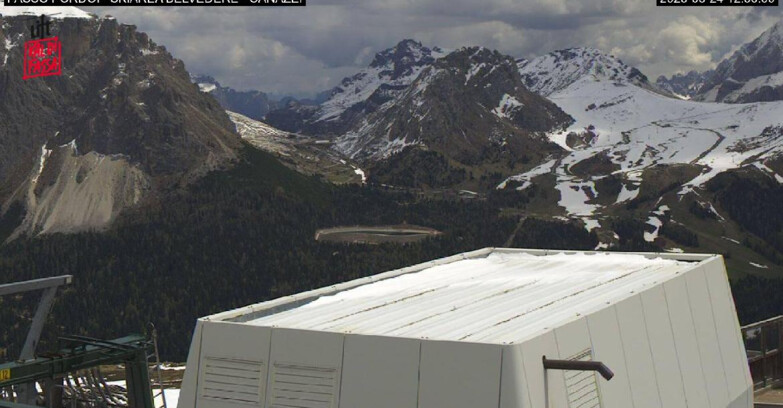 Webcam Кампителло-Маццин-Кол-Роделла  - Canazei - Belvedere - Skiarea Belvedere