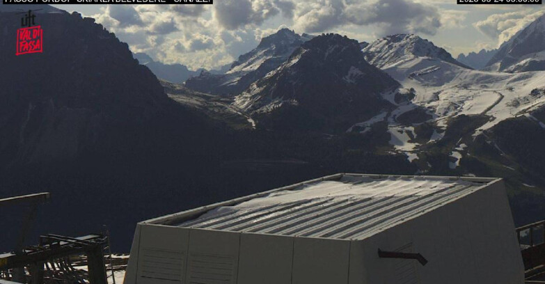 Webcam Кампителло-Маццин-Кол-Роделла  - Canazei - Belvedere - Skiarea Belvedere