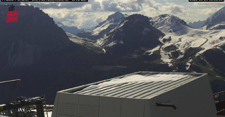 Webcam Кампителло-Маццин-Кол-Роделла  - Canazei - Belvedere - Skiarea Belvedere