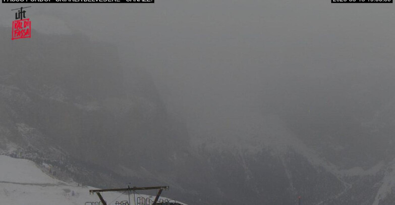 Webcam Campitello-Mazzin-Col Rodella  - Canazei - Belvedere - Skiarea Belvedere