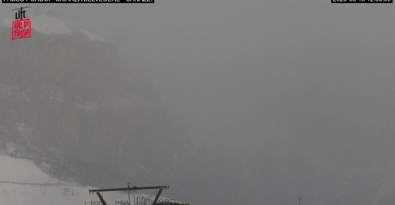 Webcam Campitello-Mazzin-Col Rodella  - Canazei - Belvedere - Skiarea Belvedere