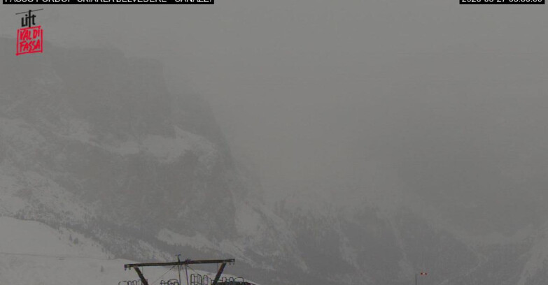 Webcam Campitello-Mazzin-Col Rodella - Canazei - Belvedere - Skiarea Belvedere