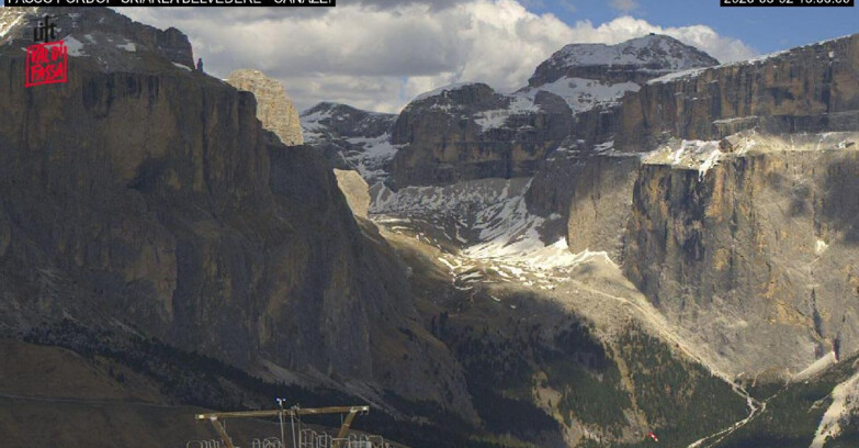 Webcam Campitello-Mazzin-Col Rodella - Canazei - Belvedere - Skiarea Belvedere
