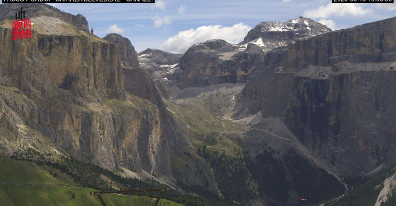 Webcam Campitello-Mazzin-Col Rodella - Canazei - Belvedere - Skiarea Belvedere