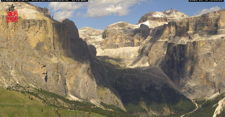 Webcam Campitello-Mazzin-Col Rodella - Canazei - Belvedere - Skiarea Belvedere