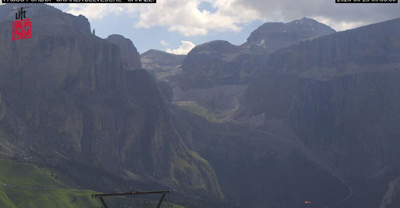 Webcam Кампителло-Маццин-Кол-Роделла  - Canazei - Belvedere - Skiarea Belvedere