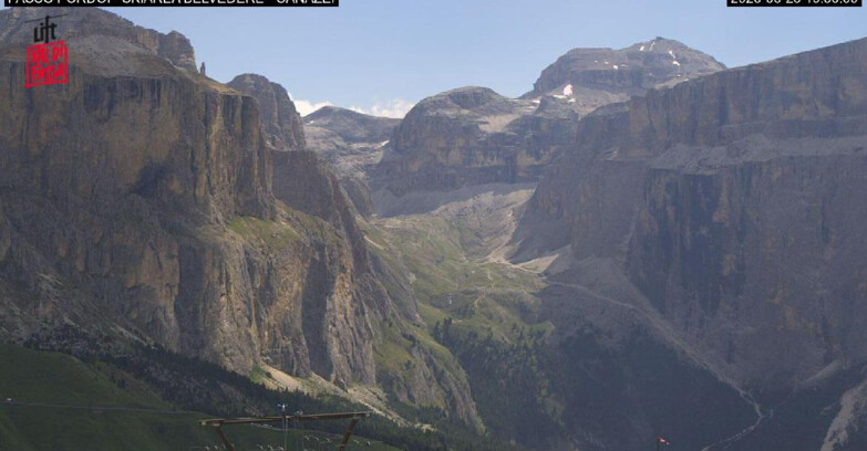 Webcam Кампителло-Маццин-Кол-Роделла  - Canazei - Belvedere - Skiarea Belvedere